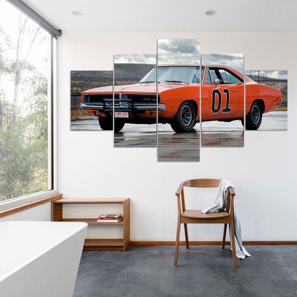 Frameless Canvas Painting Bedroom Living Room Decoration