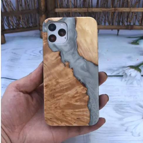 Wood Epoxy Mobile Phone Case Resin Matching Wood Protective Cover