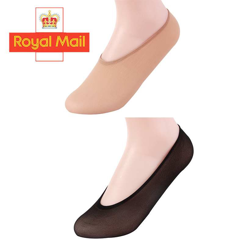 10 Pairs Womens Ladies Invisible Trainer Socks No Show Footies Shoe Liner — image 2
