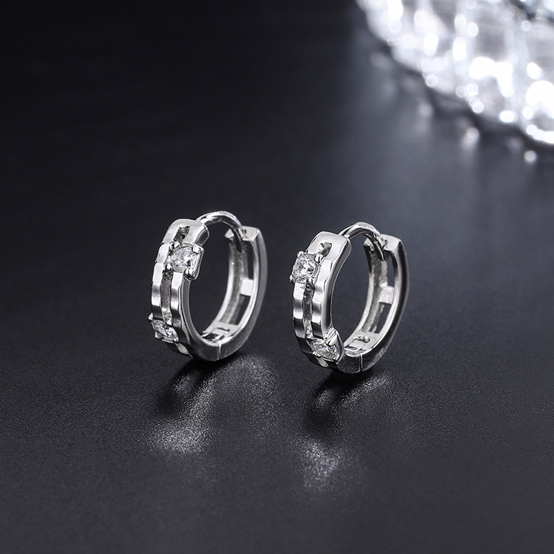 Ins Wind Ear Buckle Women's Retro French Earrings Simple Personality