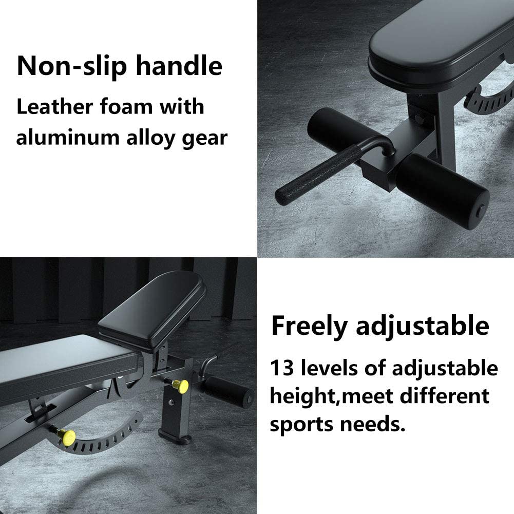 Adjustable Strength Training Bench Press Home Full Body Workout Foldable Weight Benches Gym Multi-functional Fitness Dumbbell Chair — foto 3