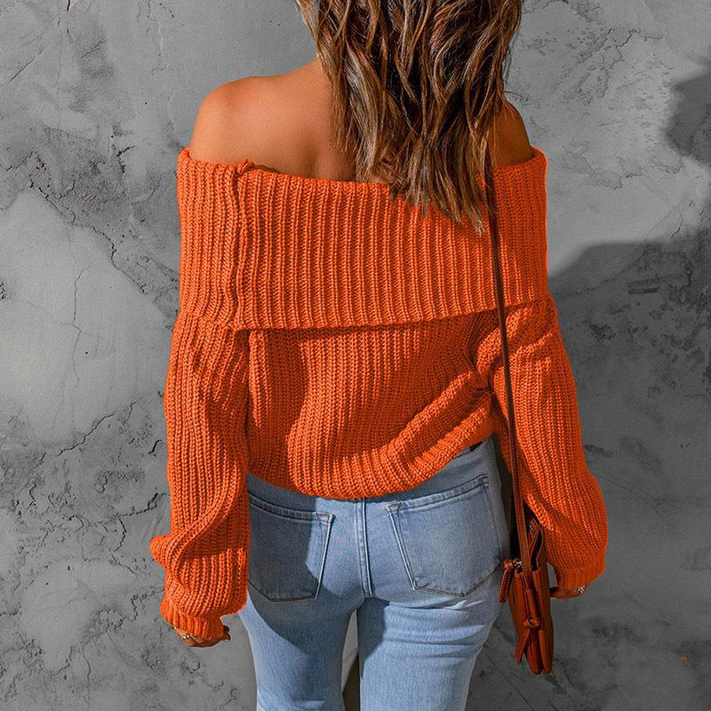 Title 11, Autumn And Winter One-shoulder Off-the-shoulder...