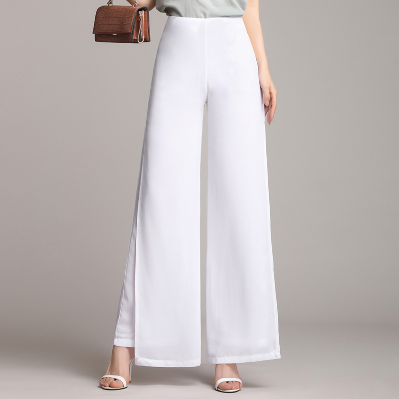 Title 2, Loose Drape Pants High Waist Slim Straight-leg ...