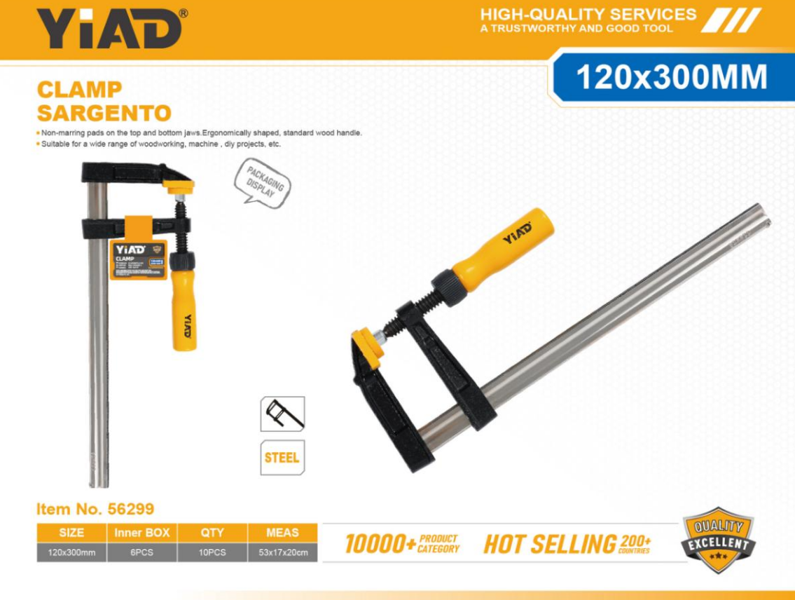 120x300MM, F-clamp, German-style Heavy Duty – Only Support Self-pickup, Free Shipping Price Is Anti-auction Pric