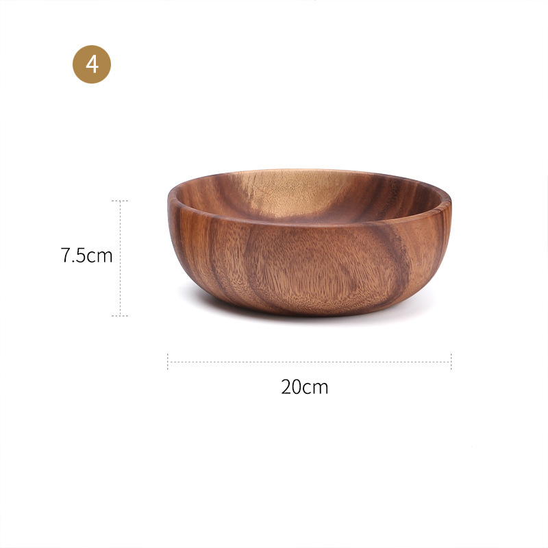 Large And Small Log Rice Bowl Tableware Hotel Restaurant Kitchen - Image 7
