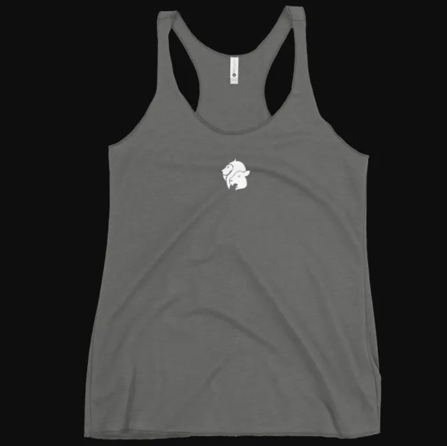 Pattern Print Sleeveless T shirt Vest For Women Grey - Shop at LoveMi