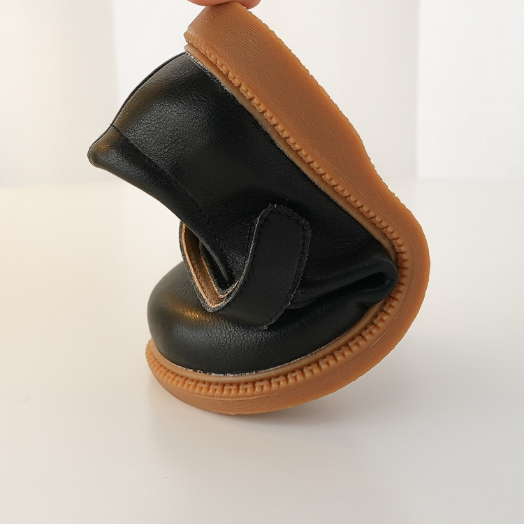 All-match Children's Neutral Leather Shoes - 22