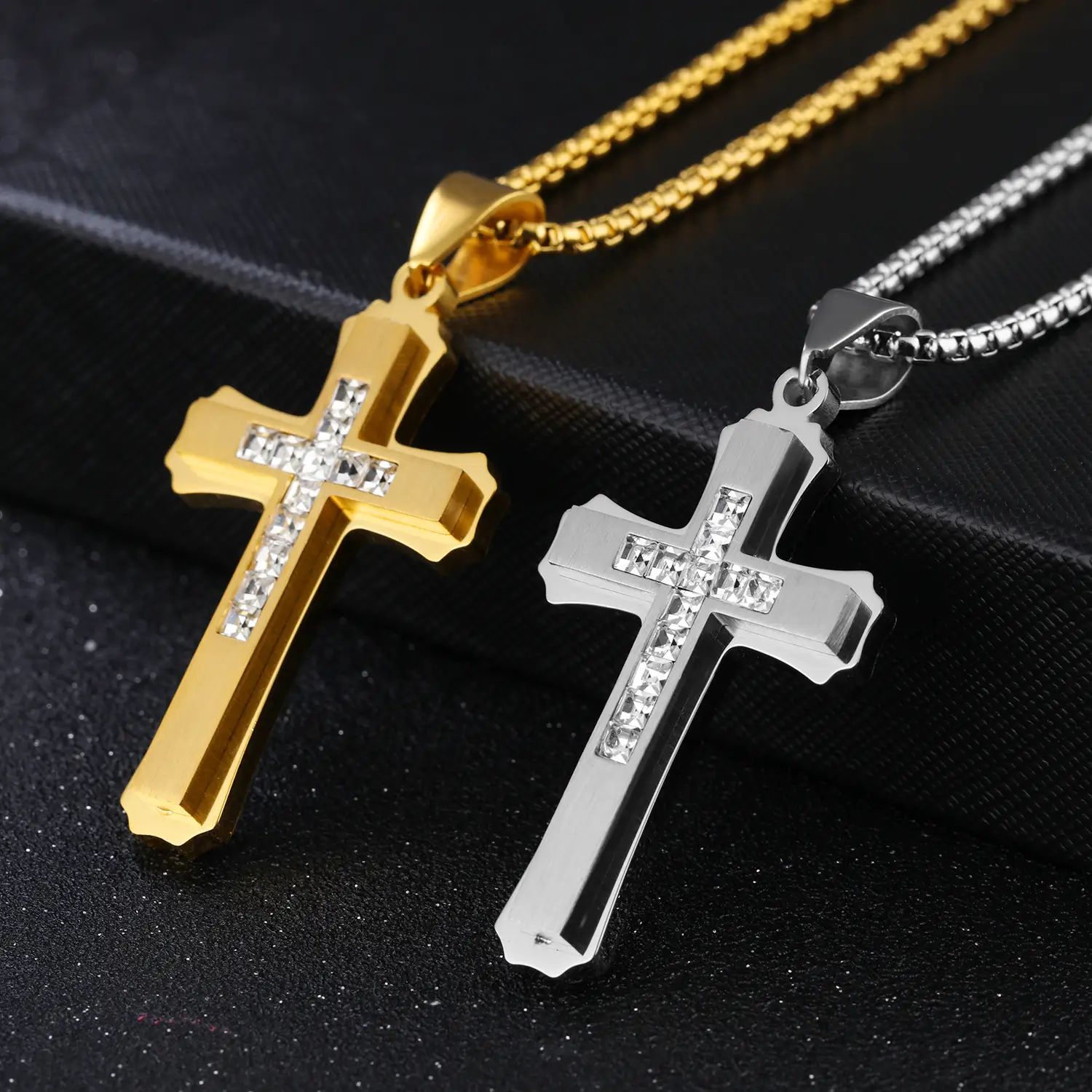 Necklace Jeweled Pendant Titanium Steel Personalized Necklace