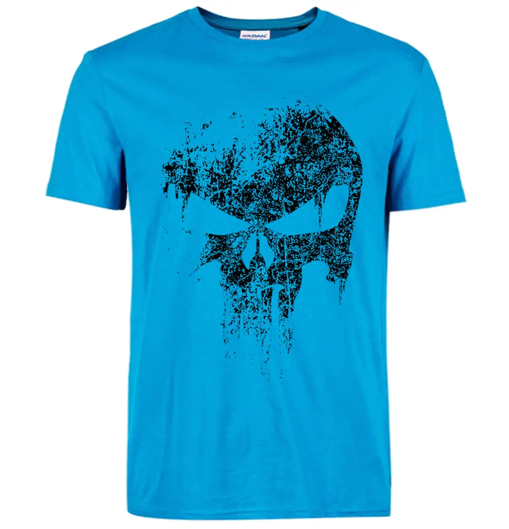 European And American New Men's Skull T-shirt