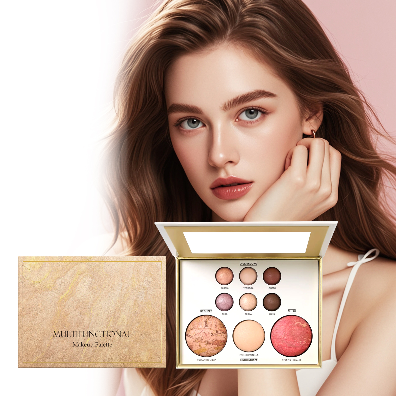 Gilded All-in-One Makeup Palette 1pc