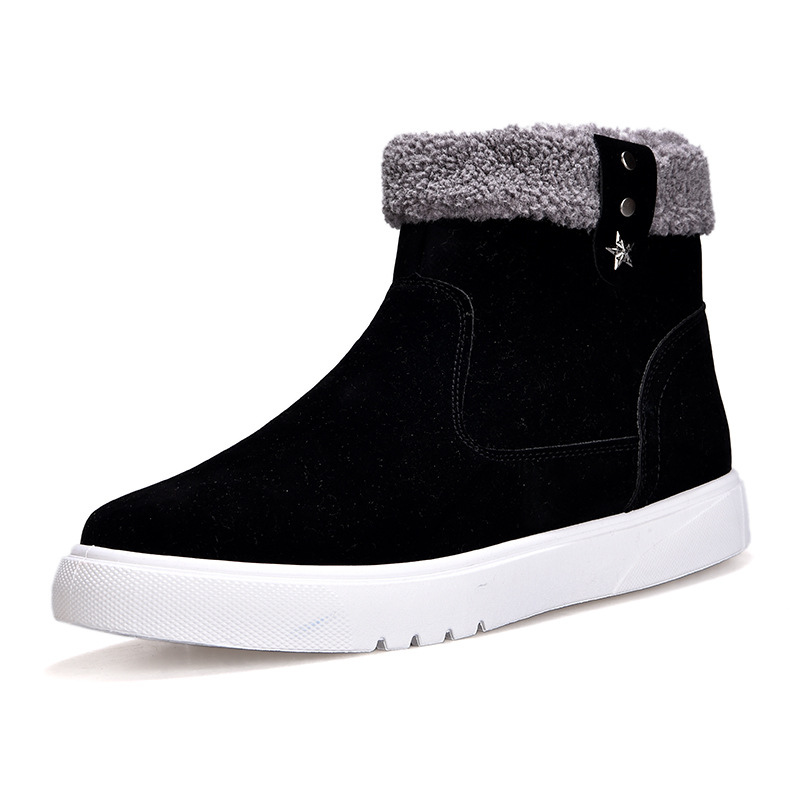 Title 3, Botas de neve masculinas quentes de inverno com...