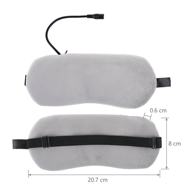 Four Speed Temperature Control Of Rechargeable Heating Steam Hot Compress Eye Mask Grey - Shop at LoveMi
