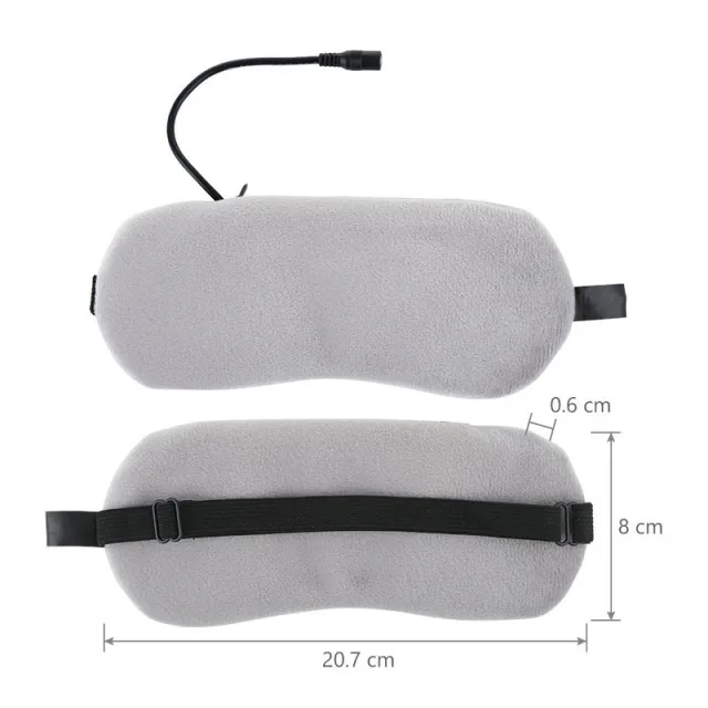 Four Speed Temperature Control Of Rechargeable Heating Steam Hot Compress Eye Mask Grey - Shop at LoveMi