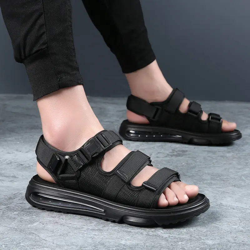 Men's Non-Slip Outdoor Beach Sandals with Air Cushion Bottom
