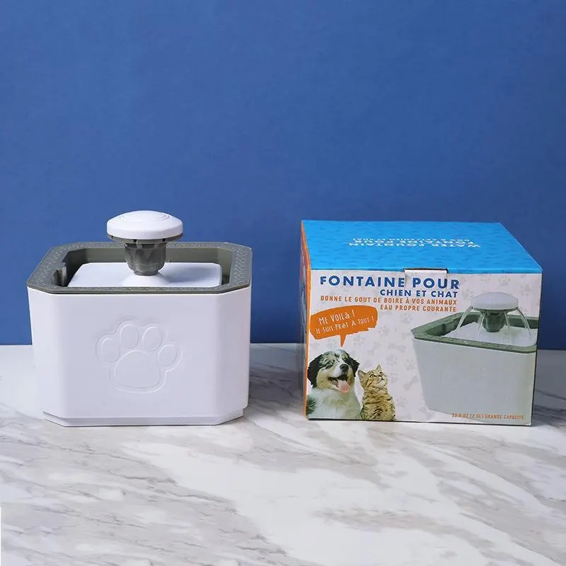 Pet Cat Water Feeder Live