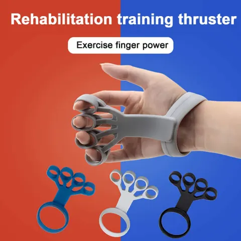 Silicone Grip Device Finger Exercise Stretcher Arthritis Hand Trainer
