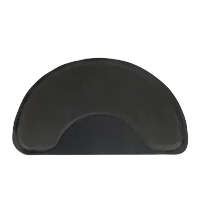 Outer Circle, Inner Circle, 3ft X4.5ft X1-2in, PVC NBR, Black Salon Mat