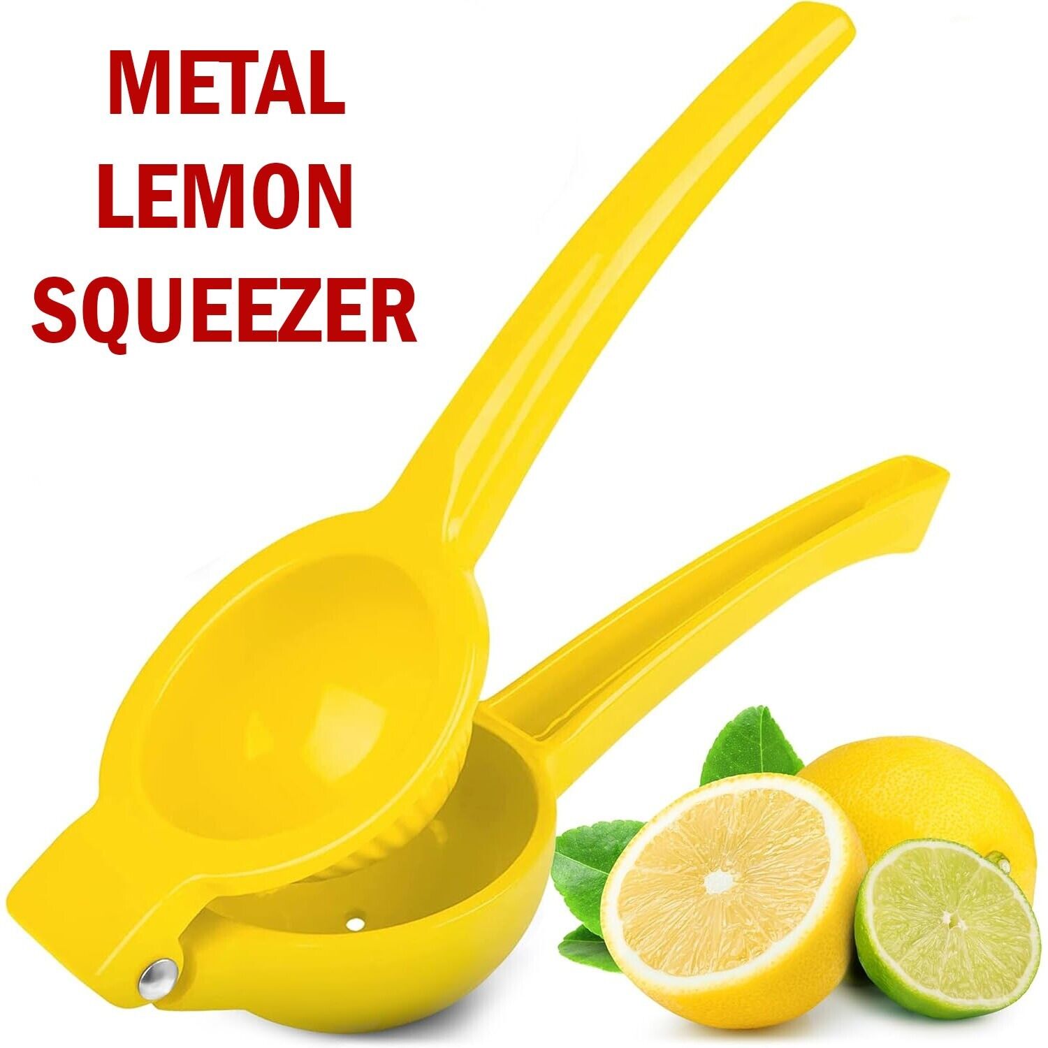 Metal citrus lemon squeezer fruit juicer press. We ship only inside the US, USPS First Class Package 2 Day Handling , 2-5 Day Shipping. Kitchen Metal Lemon Squeezer - Handheld Lemon Juicer Squeezer - Easy to Use Citrus Juicer - Manual Press for Extracting