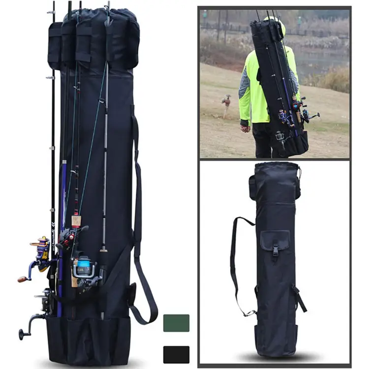 Cylinder Outdoor Fishing Bag Multifunctional Rod Sea