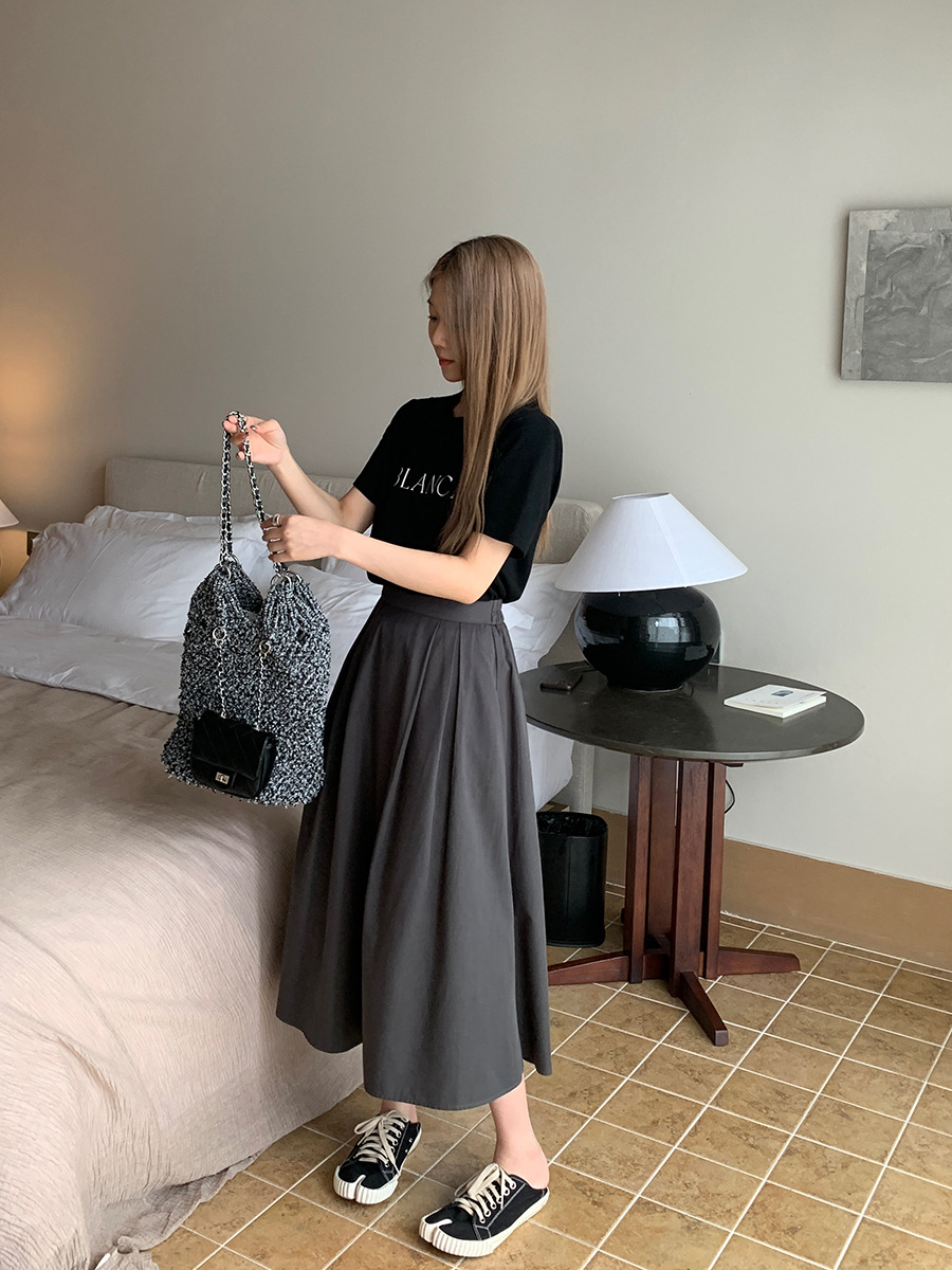 Modal A- Line Skirt Women's Mid-length