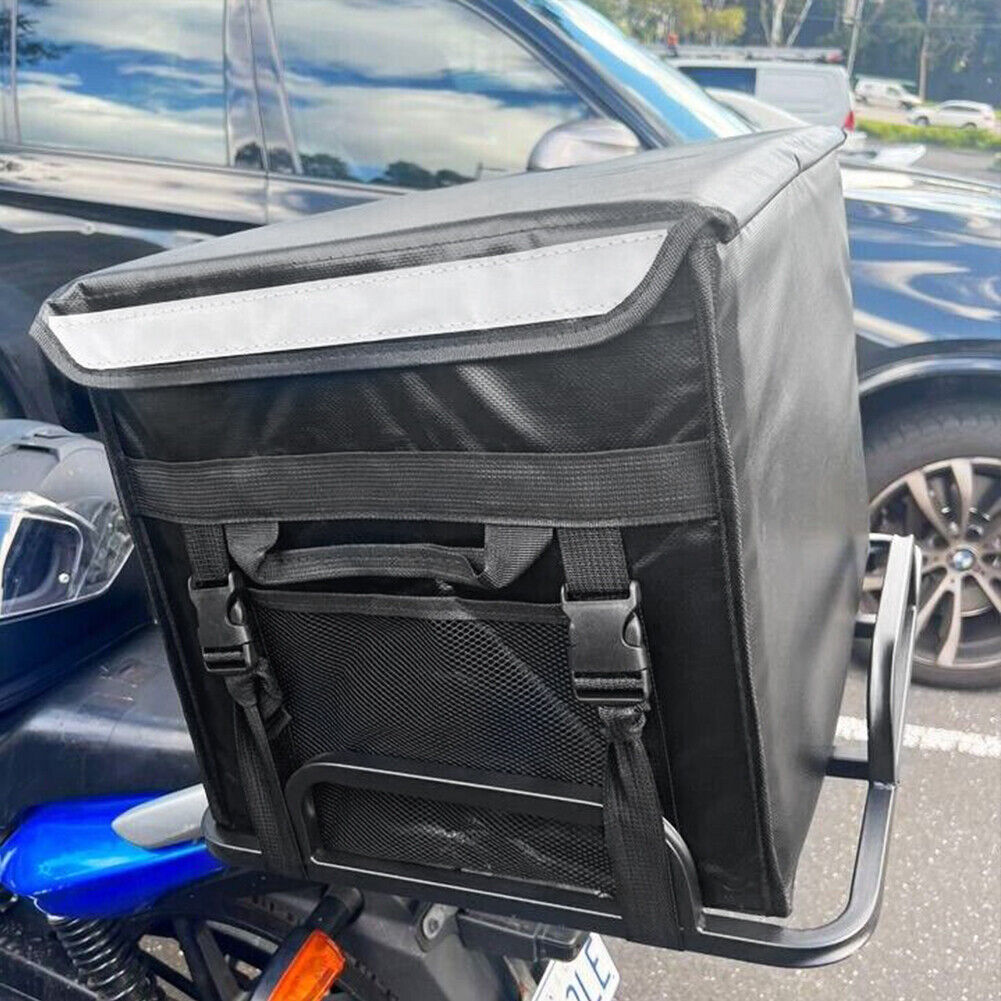 62L Food Delivery Bag  Rear Rack For Motorcycle Bike Food Delivery Drivers Kit 5