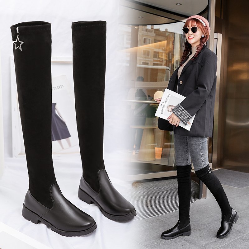 Ladies Fashion Casual Platform Heel Boots