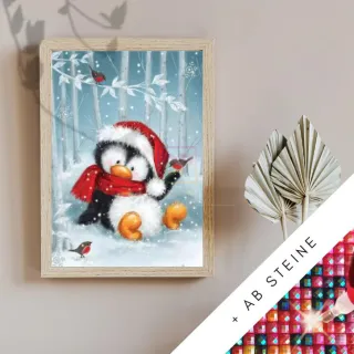 Christmas Snowman Diamond Painting - 30X40Cm
