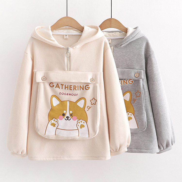 Title 7, Japanese Hooded Plus Fleece Sweater