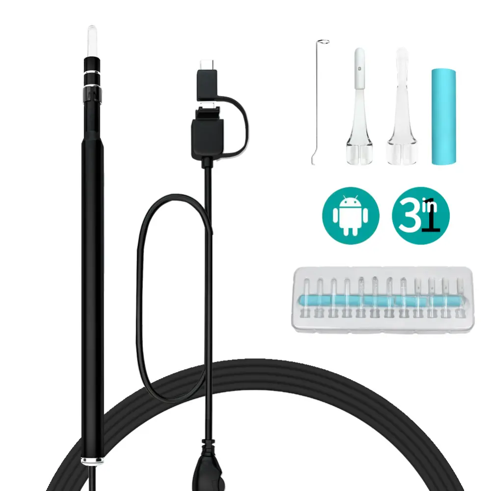 The New 5.5mm Three-in-one Ear Spoon Visual Ear Endoscope