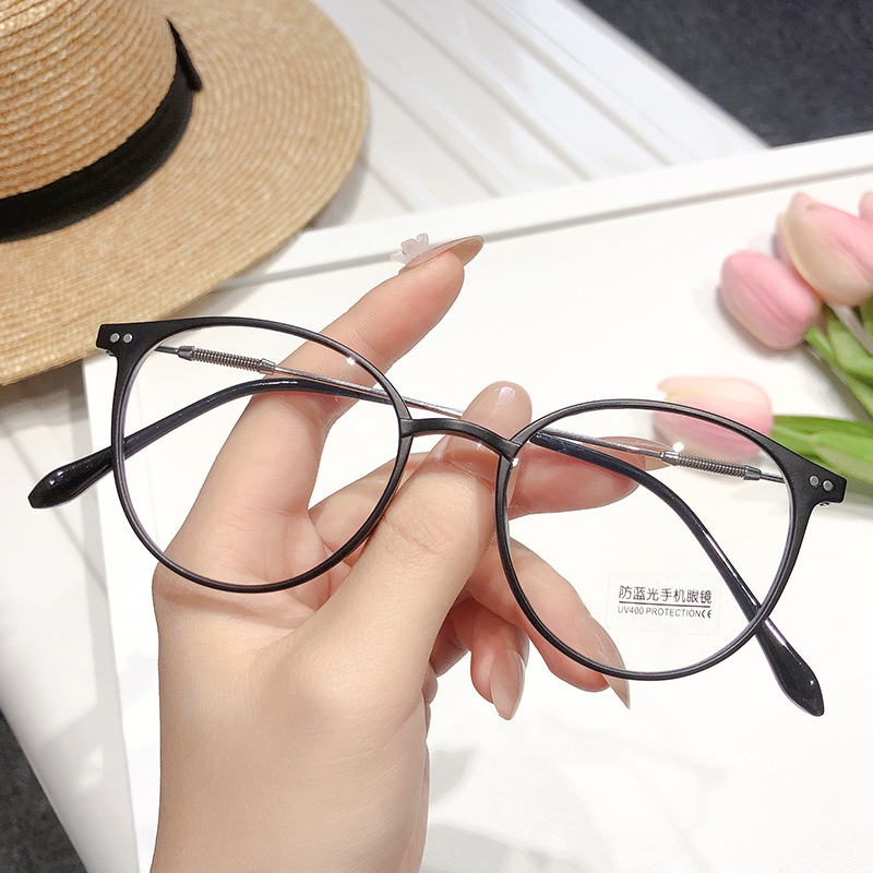 Title 8, Retro Elliptical Spring Leg Optical Lens Frame