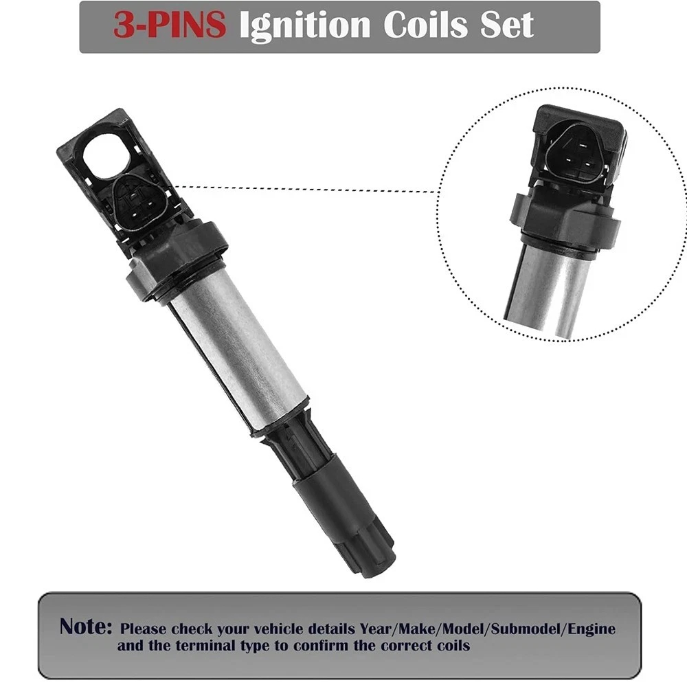4PCS Ignition Coil Pack For MINI R56 Cooper S OE 12137550012 Eliminate Misfires — image 2