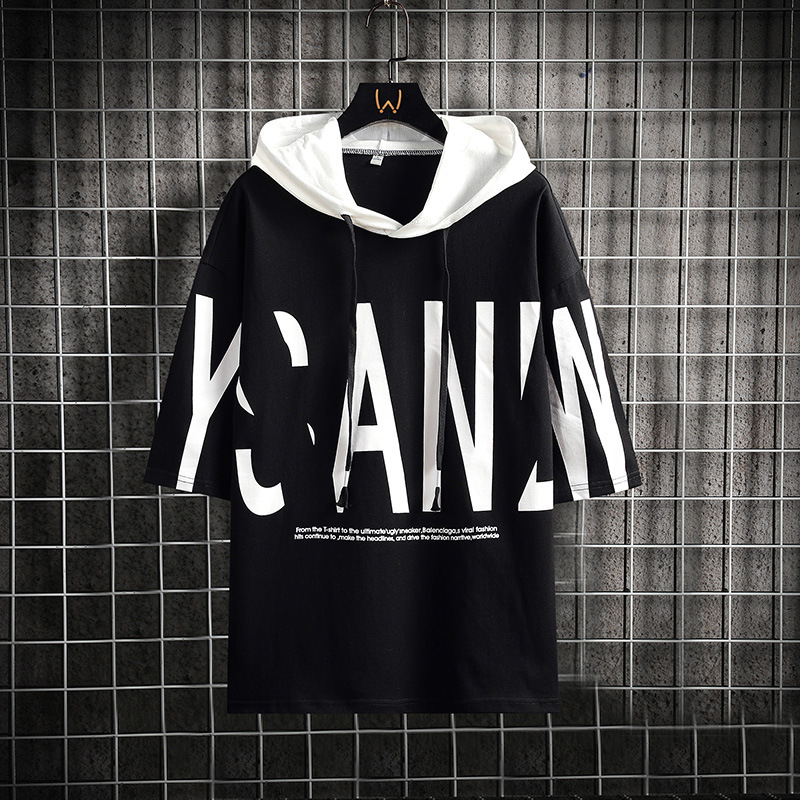 Men's Fashion Casual Loose Printed Hoodie