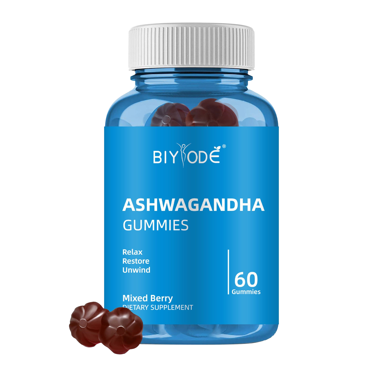 Biyode Effective Formula Relaxation Relief Ashwagandha Gummies Original - Shop at LoveMi
