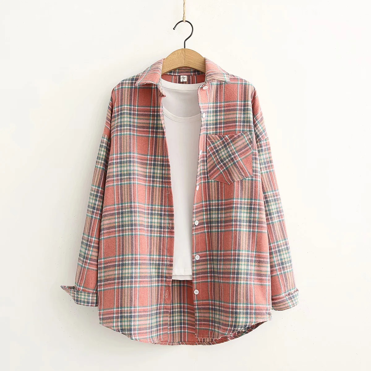 Title 4, New Loose Long-sleeved Bottoming Shirt Jacket