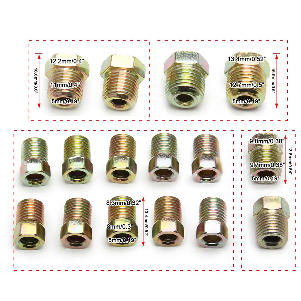 25ft Copper Nickel Brake Pipe Hose Line Tube Roll 3 16in Fittings Tubing Kit UK,27.5x0.5x40