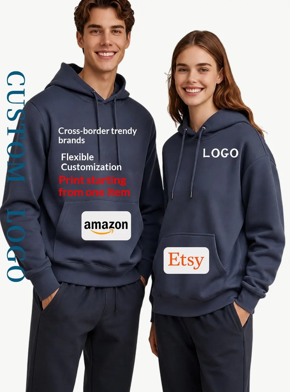 Oversize Hooded Sweatshirt with Custom Design
