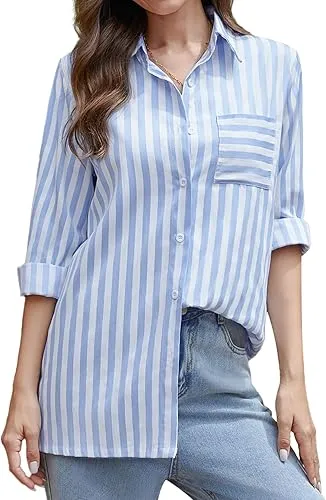 Stripe Shirt Blue - Shop at LoveMi