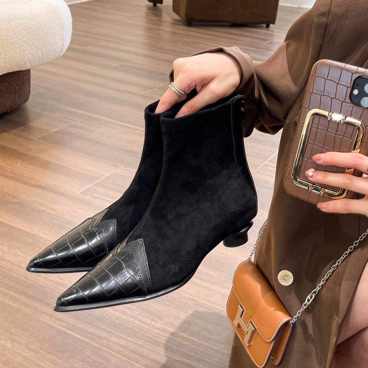 Pointed Toe Ankle Boots, picture 5 of 5