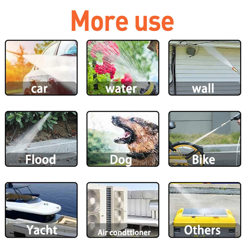 2 Battery Cordless Car Washer W Box High Pressure Cleaner Gun Jet Water — image 9
