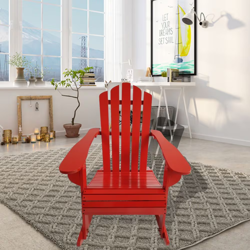 Outdoor wooden chair