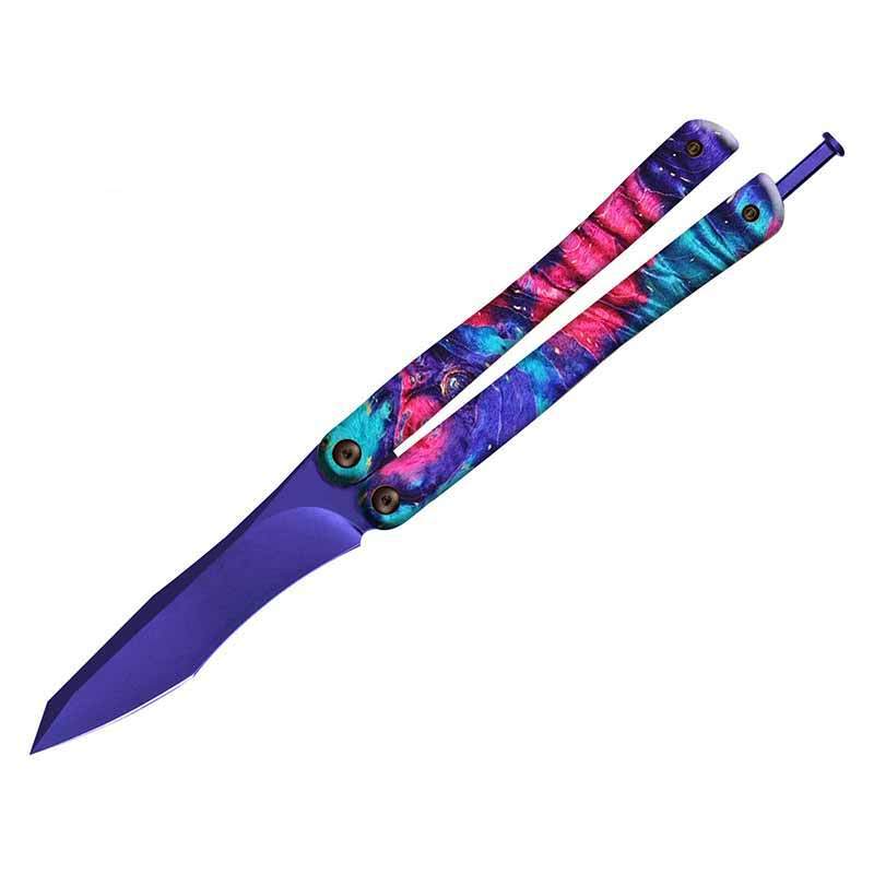 Butterfly Knife JDM Block Scratch Waterproof Sticker