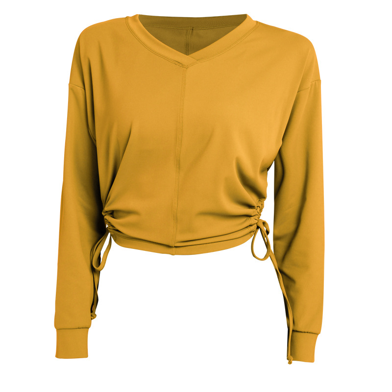Women's Casual Yoga Wear Short Long Sleeve Top