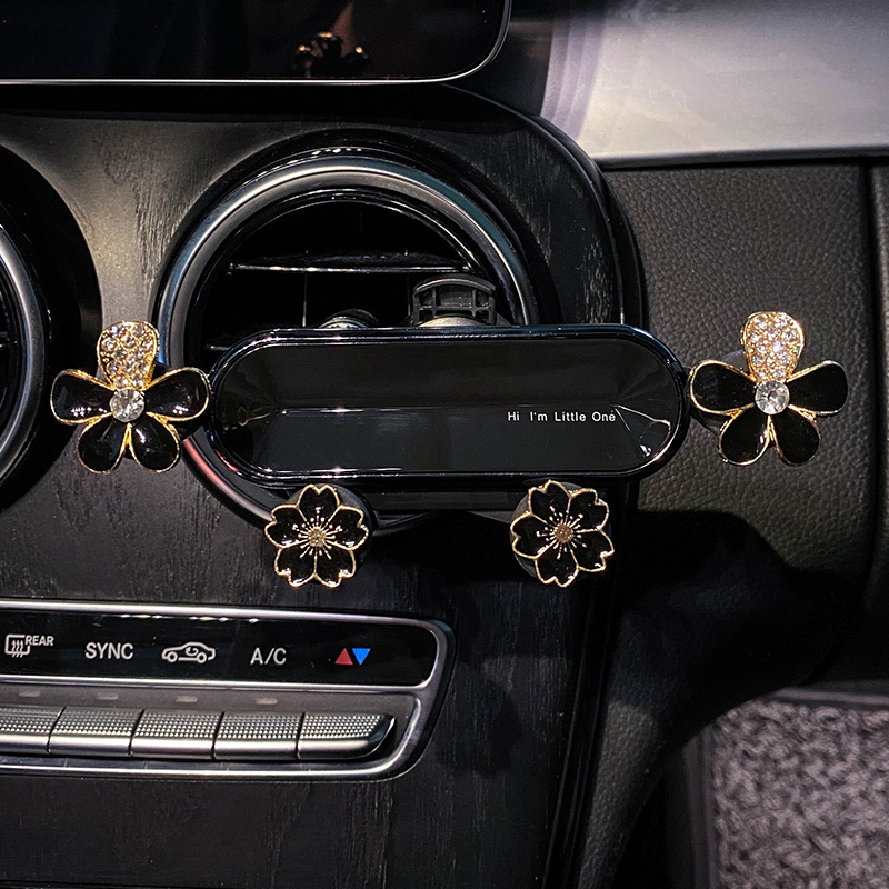 Car Mobile Phone Female Bracket Navigation Air Outlet Cute Fixed Drill - Image 5