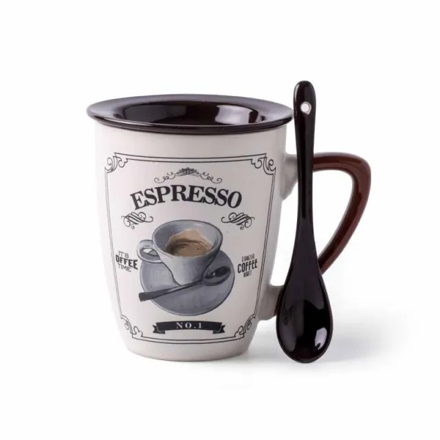 Household Simple Retro Ceramic Cappuccino Latte Cup Espresso - Shop at LoveMi