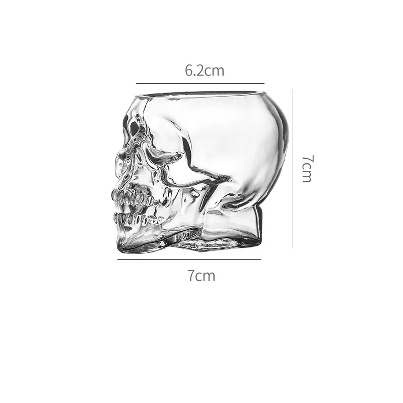 Skull Wine Glass Halloween Special-shaped Personality Juice Glass Whiskey Glass – image 5
