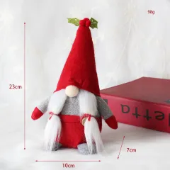 Cotton Santa Claus Plush Doll - Famale - View 1
