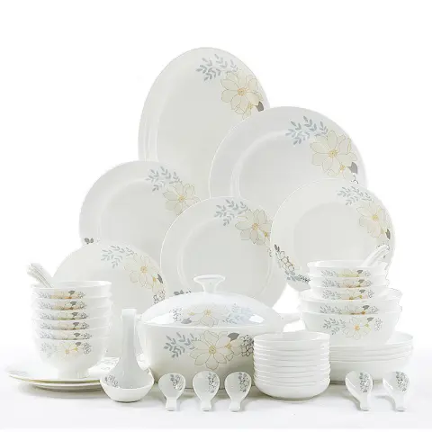 Bone China Tableware Set Bowl and Plate European Style