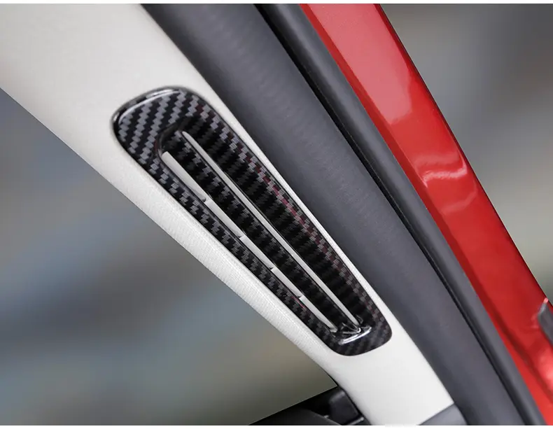Upper Air Outlet Frame With Interior Sequins Decoration Modification