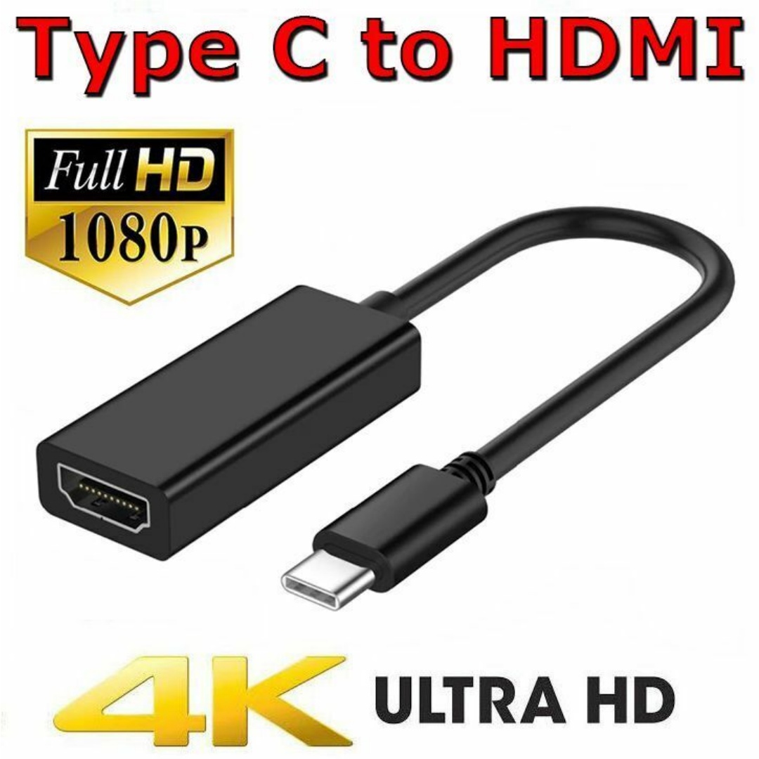 Type C USB-C 3.1 To HDMI Adapter Cable Converter For MacBook ChromeBook
