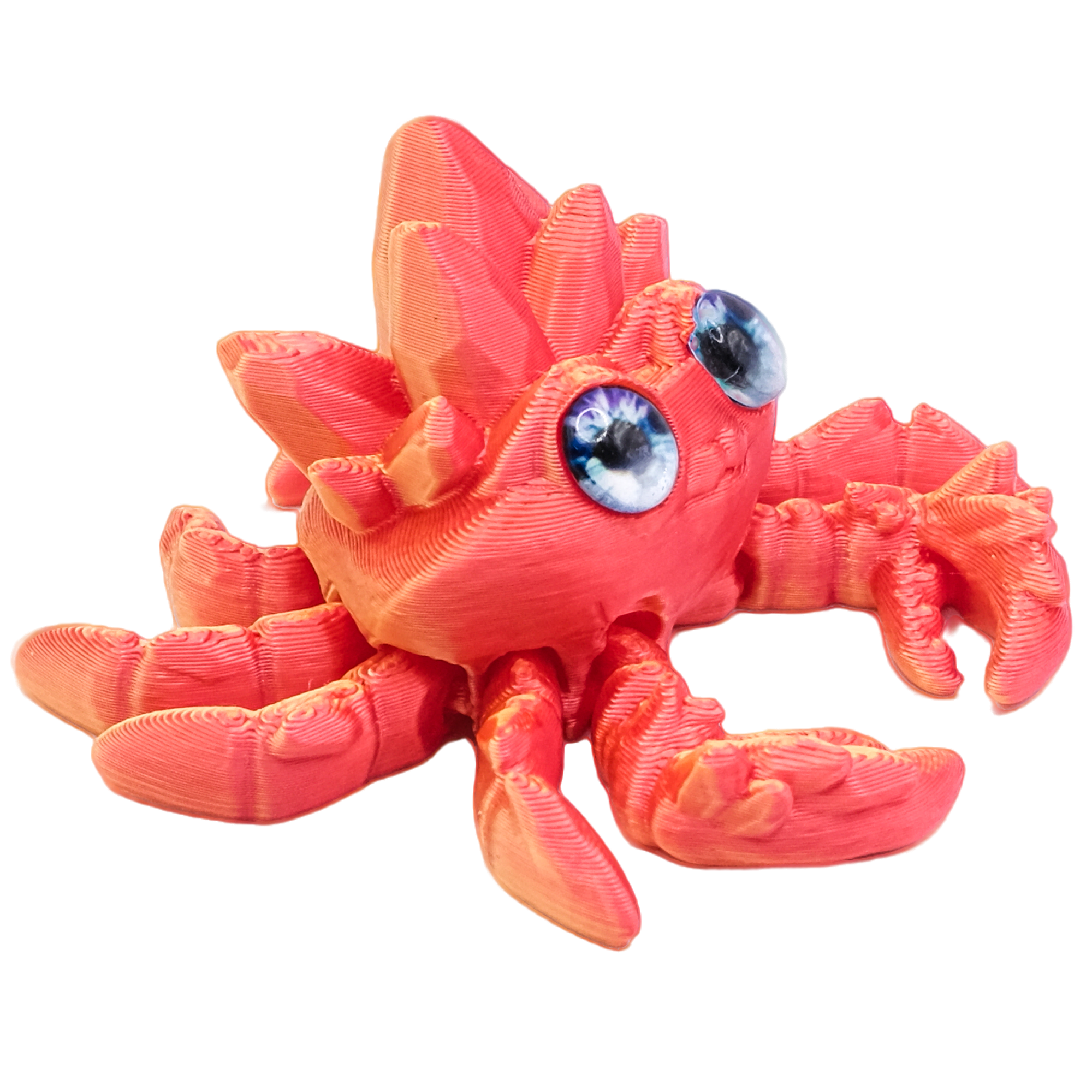 3D Printed Crystal Rock Crab Figurine, picture 5 of 8